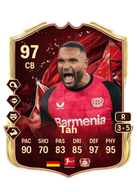 Jonathan Tah TOTS Champions 97 OVR