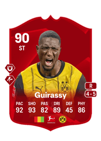 Serhou Guirassy POTM Bundesliga 90 OVR