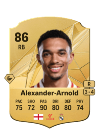 Trent Alexander-Arnold Rare 86 OVR