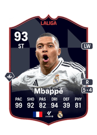 Kylian Mbappé POTM LALIGA EA SPORTS 93 OVR