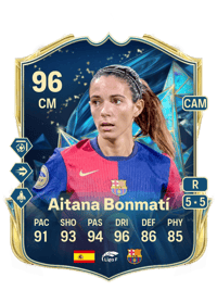 Aitana Bonmatí TEAM OF THE SEASON 96 OVR