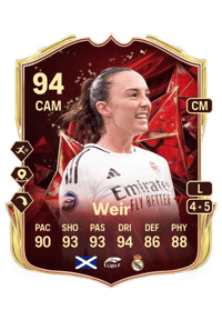 Caroline Weir TOTS Champions 94 OVR