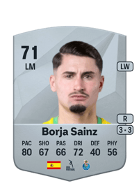 Borja Sainz Common 71 OVR