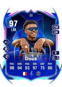 Désiré Doué UCL Road to the Final 97 OVR
