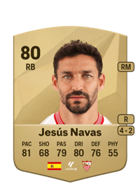 Jesús Navas Common 80 OVR