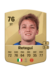 Mateo Retegui Common 76 OVR