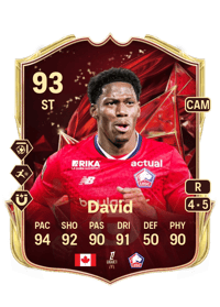 Jonathan David TOTS Champions 93 OVR
