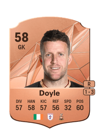 Colin Doyle Rare 58 OVR