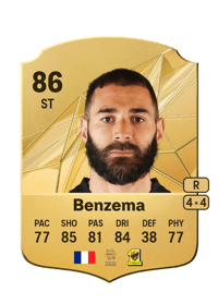 Karim Benzema Rare 86 OVR