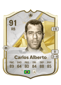 Carlos Alberto Icon 91 OVR