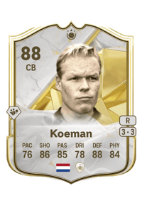 Ronald Koeman Icon 88 OVR