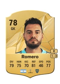 Sergio Romero Rare 78 OVR