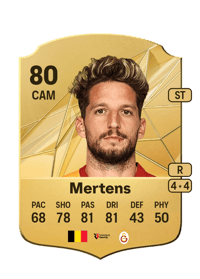 Dries Mertens Rare 80 OVR