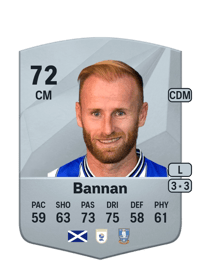 Barry Bannan Common 72 OVR