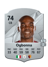 Angelo Ogbonna Rare 74 OVR