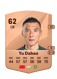 Yu Dabao Common 62 OVR