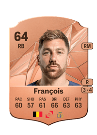 Guillaume François Rare 64 OVR