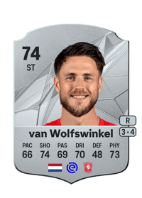 Ricky van Wolfswinkel Rare 74 OVR