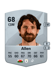 Joe Allen Common 68 OVR