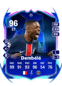 Ousmane Dembélé UCL Road to the Final 96 OVR