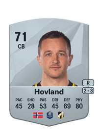 Even Hovland Common 71 OVR