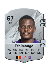 Derrick Katuku Tshimanga Rare 67 OVR
