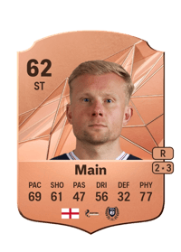 Curtis Main Rare 62 OVR