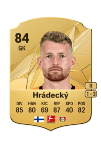Lukáš Hrádecký Rare 84 OVR