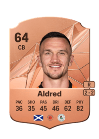Tom Aldred Rare 64 OVR