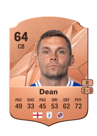 Harlee Dean Rare 64 OVR