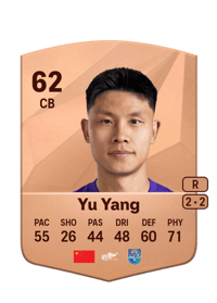 Yu Yang Common 62 OVR