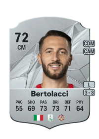Andrea Bertolacci Rare 72 OVR