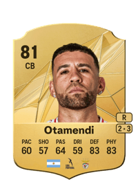 Nicolás Otamendi Rare 81 OVR