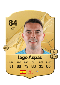 Iago Aspas Rare 84 OVR