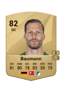 Oliver Baumann Common 82 OVR