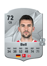 Stefan Bell Rare 72 OVR