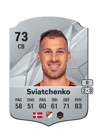 Erik Sviatchenko Rare 73 OVR
