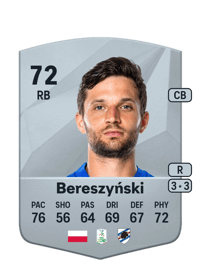 Bartosz Bereszyński Common 72 OVR