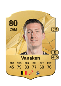 Hans Vanaken Rare 80 OVR