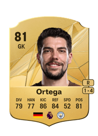 Stefan Ortega Rare 81 OVR