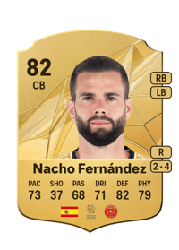Nacho Fernández Rare 82 OVR