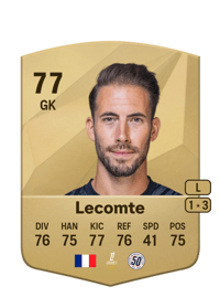 Benjamin Lecomte Common 77 OVR