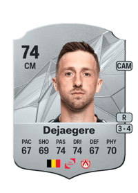 Brecht Dejaegere Rare 74 OVR