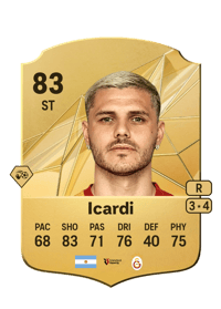Mauro Icardi Rare 83 OVR