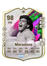 Diego Armando Maradona Shapeshifter Icon 98 OVR
