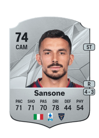 Nicola Sansone Rare 74 OVR
