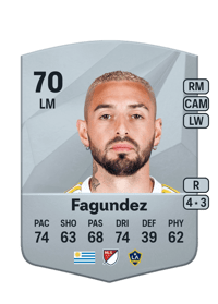 Diego Fagundez Common 70 OVR
