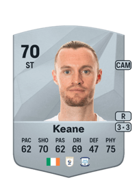 Will Keane Common 70 OVR