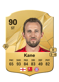 Harry Kane Rare 90 OVR