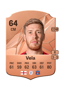 Josh Vela Rare 64 OVR